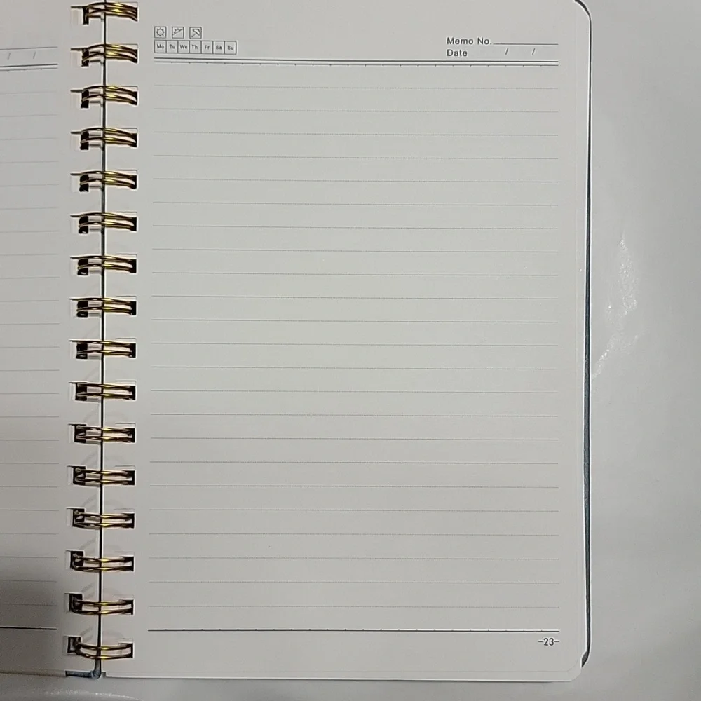 🍎Nwt Lined Spiral Journal Notebook A5 Hardcover 150 Numbered Pages Sketch Diary